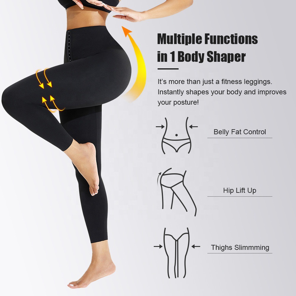 Womens High Waist Leggings for Fitness Shapewear - Tummy Control Workout Pants